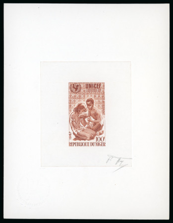 Stamp of Large Lots and Collections French Colonies (former): 1965-75 Selection of over