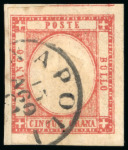 Stamp of Large Lots and Collections Italian States - Naples: 1869 Collection on eight A4 stock pages