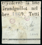 Stamp of Large Lots and Collections Italian States - Naples: 1858-50 Collection on six stock pages