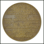 Stamp of Olympics » 1924 Chamonix 1924 Chamonix gold medal awarded to Alfred Schläppi, member of the Swiss four-man bobsleigh team