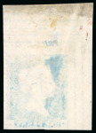 Stamp of Great Britain » 1841 1d Red 1841 1d red brown pl.53 AA imperforate imprimatur from the upper left corner of the sheet