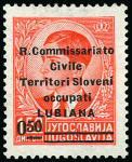 Stamp of Italy » Italy and Areas Collections and Lots 1941 Occupazione di Lubiana : Collezione composta da Francobolli nuovi, 
