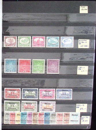 Stamp of Large Lots and Collections Austria: 1920-80, Mint collection, in general mint n.h. with only a few hinged sets