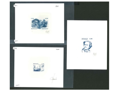 Stamp of Large Lots and Collections Monaco: 1949-2014, Collection de 90 différentes épreuves