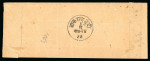 Stamp of Indian States » Bundi » The Dagger Issues (1894-1898) (SG 1-17) 1897-98, 2a pale green on laid paper, type III, close to good margins with complete frame lines intact, on non philatelic cover dated 25 November 1899, arrival bs, a scarce commercial usage as anything other than a half 