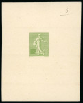 Stamp of France » Émissions à partir de 1900 1903, Semeuse lignée, 4 épreuves