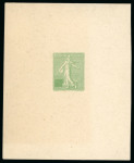 Stamp of France » Émissions à partir de 1900 1903, Semeuse lignée, 4 épreuves