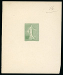 Stamp of France » Émissions à partir de 1900 1903, Semeuse lignée, 4 épreuves