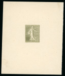 Stamp of France » Émissions à partir de 1900 1903, Semeuse lignée, 4 épreuves