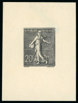 Stamp of France » Émissions à partir de 1900 1903, Semeuse lignée, épreuve en noir Y&T n°131