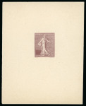Stamp of France » Émissions à partir de 1900 1903, Semeuse lignée, épreuve en noir Y&T n°131
