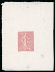 Stamp of France » Émissions à partir de 1900 1903, Semeuse lignée 20 centimes, lot de 2 épreuves