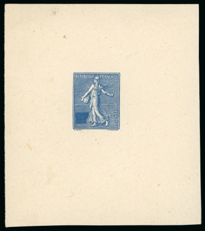 Stamp of France » Émissions à partir de 1900 1903, Semeuse lignée, épreuve sans valeur faciale