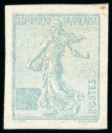 Stamp of France » Émissions à partir de 1900 1903, Semeuse lignée, lot de 4 essais dont 2 issus