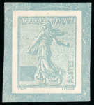 Stamp of France » Émissions à partir de 1900 1903, Semeuse lignée, lot de 4 essais dont 2 issus