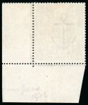 Stamp of Great Britain » King Edward VII » 1911-13 Somerset House Issues 1911-13 10s Blue mint lower right corner marginal