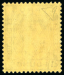 Stamp of Cyprus 1924-28 £5 black on yellow mint n.h.