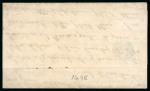 Stamp of Great Britain » 1854-1900 Postal History of the Perforated Line Engraved and Surface Printed Issues 1860 (May 25) Entire to HMS Chesapeake in Hong Kong, China, the flagship of the British China Squadron during the 2nd Opium war