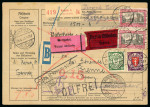 Stamp of Large Lots and Collections Germany: 1868-1959ca., 185 covers/cards addressed to Switzerland