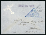 Stamp of Italy » Italian Colonies and Possessions » Somalia 1948 Refugee Post airmail envelope to Italy from Mogadishu