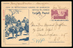 Stamp of Large Lots and Collections Spanish Morocco: 1920-46, Group of 14 cards/covers plus 1 front