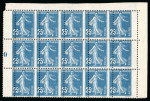 Stamp of France » Émissions à partir de 1900 1907, Type Semeuse camée 25 centimes bleu, Y&T n°140,