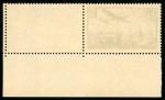 Stamp of France » Poste Aérienne 1936, Avion survolant Paris 50 francs vert, Y&T PA