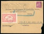 Stamp of Colombia » Airmails 1921, 30c rose, in combination with Germany on cover