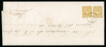 Stamp of Ecuador 1865-73, First-Issue group of five covers/wrappers