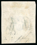 Stamp of Argentina » General issues 1864, First Printing imperforate, 10c green, used