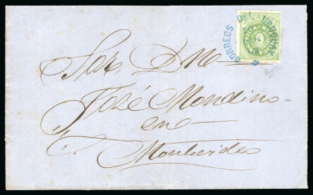 Stamp of Argentina » General issues 1862, 10c green, a choice example with very good margins