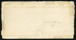 Stamp of Argentina » Corrientes 1856, 1r blue, a well margined pair cancelled and two singles on cover