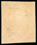 Stamp of France » Empire 1853-1862 1853, Empire non dentelé 1 franc carmin, Y&T n°18d