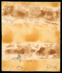 Stamp of France » Type Cérès de 1849-1850 1850, Cérès non dentelé 40 centimes orange, Y&T