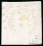 Stamp of France » Type Cérès de 1849-1850 1850, Cérès non dentelé 40 centimes orange, Y&T