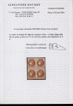 Stamp of France » Emission de Bordeaux 1870 1870, Émission de Bordeaux 2 centimes brun rouge,
