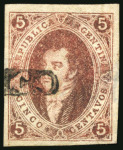 Stamp of Argentina » General issues 1863-67, "Rivadavias" group of six items