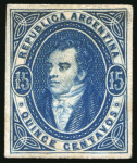 Stamp of Argentina » General issues 1863-67, "Rivadavias" group of six items