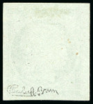 Stamp of France » Type Cérès de 1849-1850 1850, Cérès non dentelé 15 centimes vert, Y&T n°2