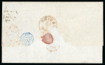 Stamp of Great Britain 1856-59, Group of 7 covers with Surface Printed frankings