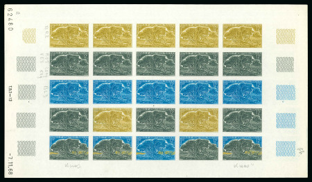Stamp of Colonies françaises » TAAF 1969, 10 francs Damier du Cap et 12 francs Phylica
