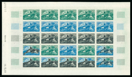 Stamp of Colonies françaises » TAAF 1969, 15 francs Orque des îles Crozet, Y&T n°30,