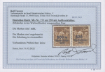 Stamp of Germany » German Empire 1923, 25m + 500m ocher-brown, "M" of the 500 denomination missing