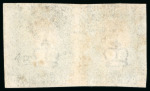 Stamp of Great Britain 1840, 1d black pl.1b HG-HH used pair, with fine to very large margins