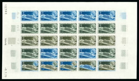 Stamp of Colonies françaises » TAAF 1970, 50 francs Nouveau bâtiment de l'UPU à Berne,