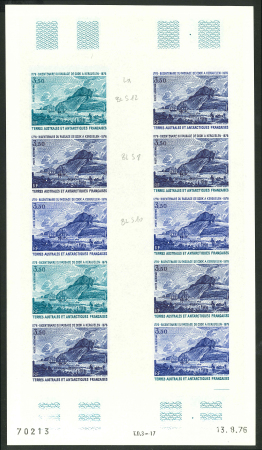 Stamp of Colonies françaises » TAAF 1976, 3 francs 50 Bicentenaire du passage de Cook à