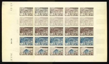 Stamp of Colonies françaises » TAAF 1957, 15 francs Année géophysique internationale,