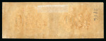 Stamp of Brazil 1854-61, 430r yellow, pair mint
