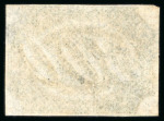 Stamp of Brazil 1845, 300r black, semi-worn impression, unused example