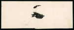 Stamp of Brazil 1881, "Small Heads", two covers: 50r block of four - single 200r